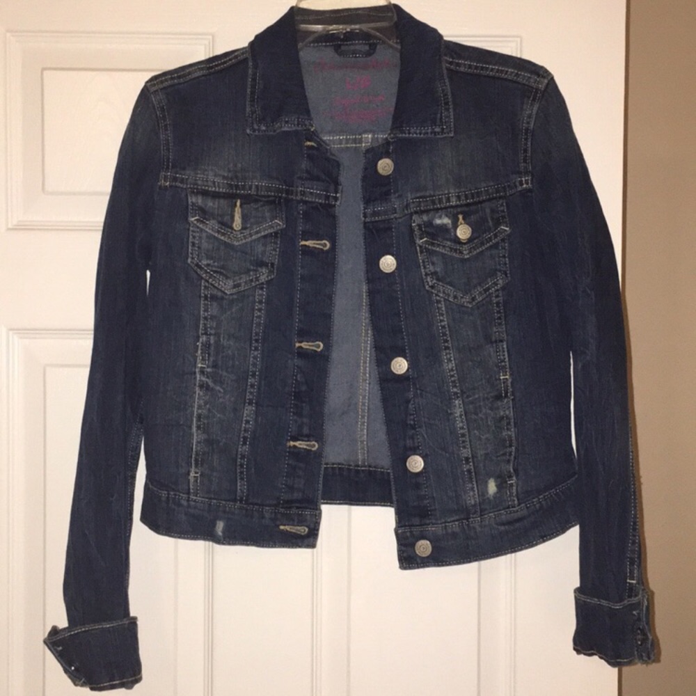 🔥NWT🔥 Aeropostale Dark Wash Jean Jacket